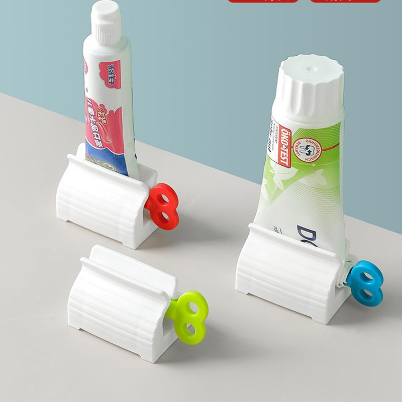 Exprimidor de pasta de dientes, soporte para pasta de dientes, cuidado bucal, herramientas de baño, tubo, prensa de cosméticos, limpiador Facial, dispensador de exprimidor rodante