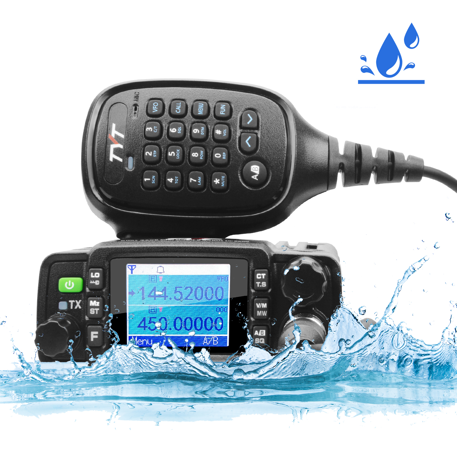 IP67 防水 2 メートル 70 センチメートル GMRS デュアルバンドミニモバイルラジオ 25 ワット 200Ch DTMF 2 トーン 5 トーン信号 1750 リピータートーン TYT TH-8600