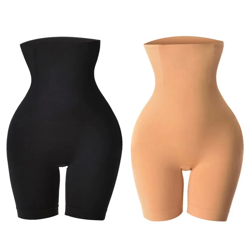 Shapewear levantador de glúteos sin costuras para mujer, bragas adelgazantes de cintura alta, bragas con Control de barriga, bragas moldeadoras de cuerpo para mujer