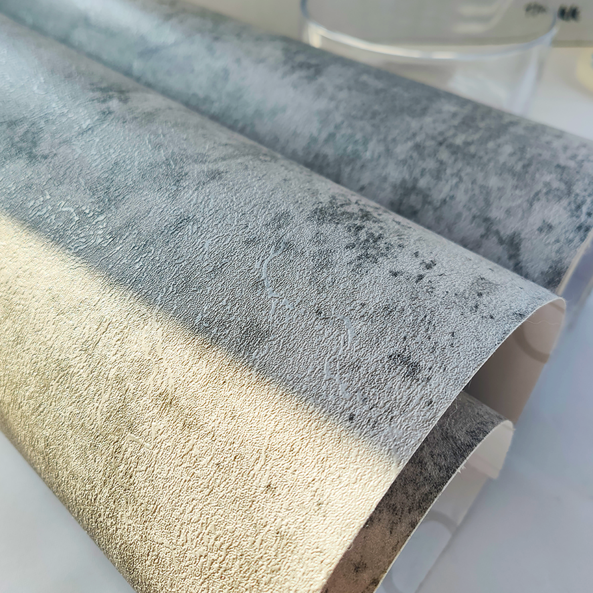 防水ビニール壁紙,ヴィンテージ工業用セメント,リビングルーム用接着剤,取り外し可能なコンタクトペーパー