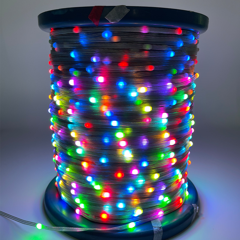 DC12V WS2811 WS2812 SK6812 couleur de rêve fée chaîne lumières RGBIC adressable individuellement chambre TV fête cuisine décoration