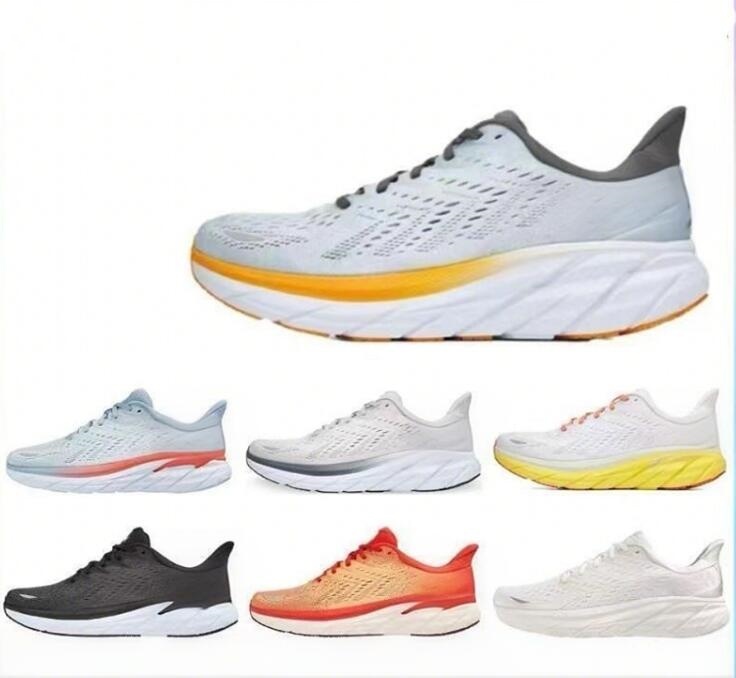 Sepatu Lari CLIFTON 8 2026 Fashion, Bernapas, Anti Selip, Bantalan Empuk, untuk Jalan Raya, Sepatu Olahraga Pria, Sneaker Wanita ‮ seohS hokaeS
