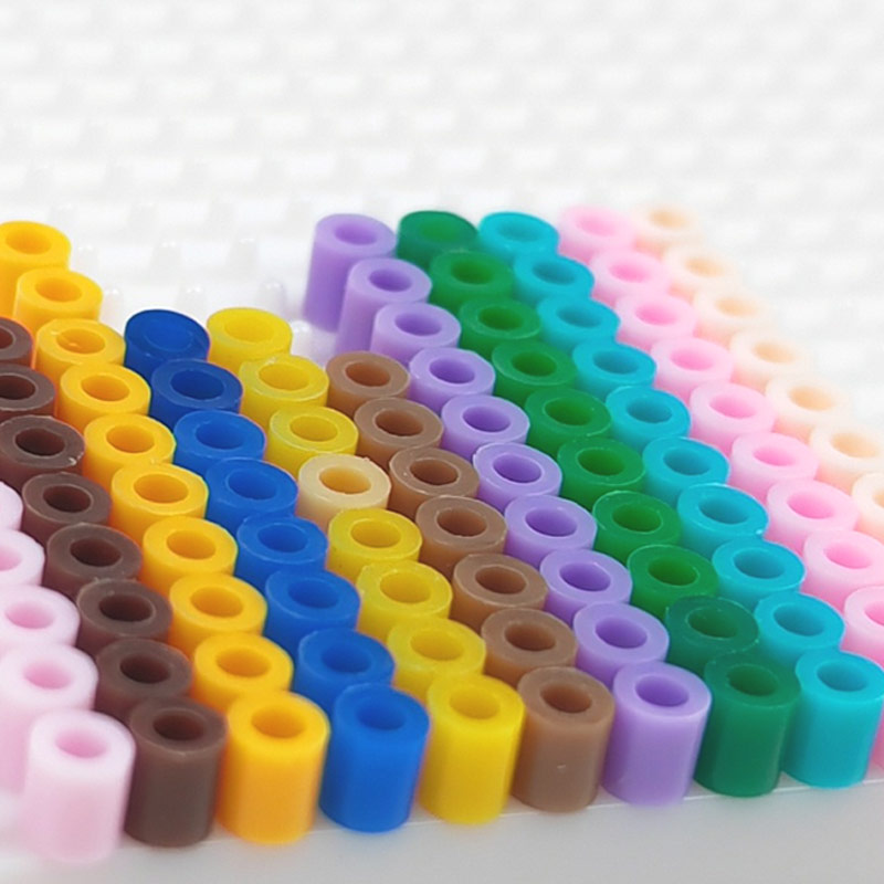 Mini cuentas de hierro de 2,6mm, 5000 Uds., cuentas fusibles de arte de píxel para regalo de niños, cuentas Hama, rompecabezas Diy, cuentas de hierro