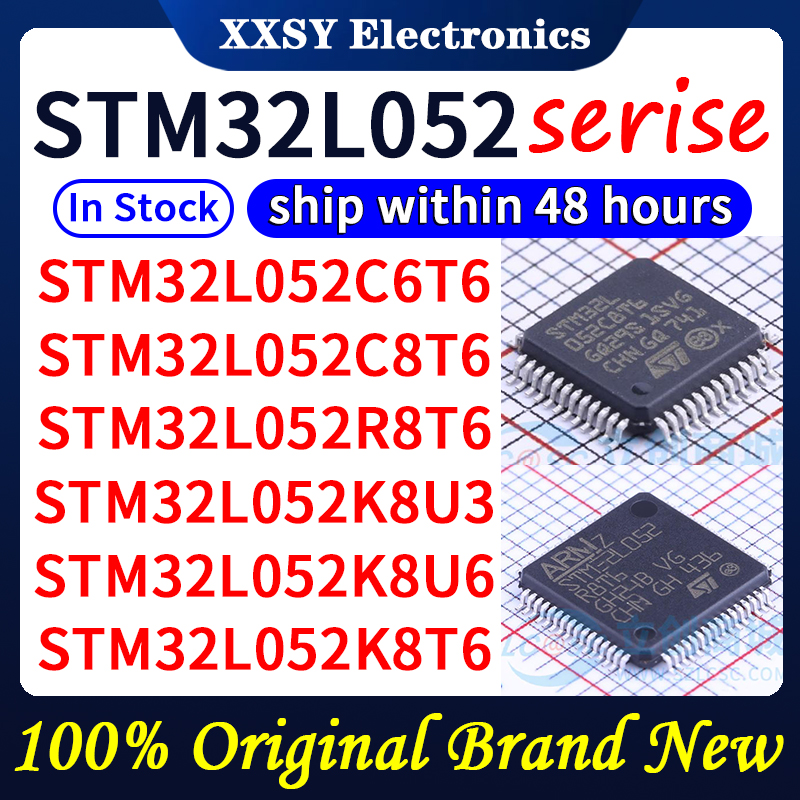 新しいstm32l052c6t6,stm32l052c8t6,stm32l052r8t6,stm32l052k8u3,stm32l052k8u6,stm32l052k6u6