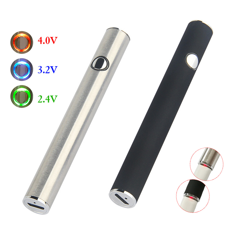 Batería de precalentamiento máxima CBD, 510 botones, ajuste de voltaje Variable, 380mah, para tanque de cartucho, compatible con bolígrafo Vape Ce3