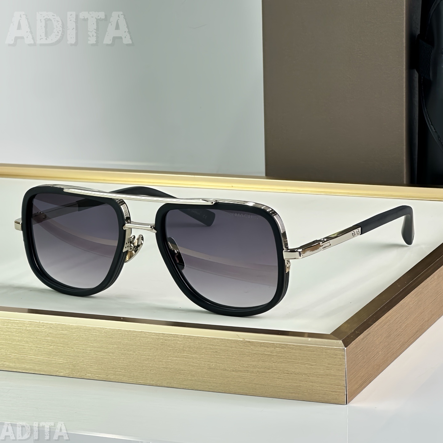 ADITA MACH S DTS412 Top Quality Sunglasses for Men Classic Retro Women Luxury Brand Fashion Designer sunglasses UV400 With box