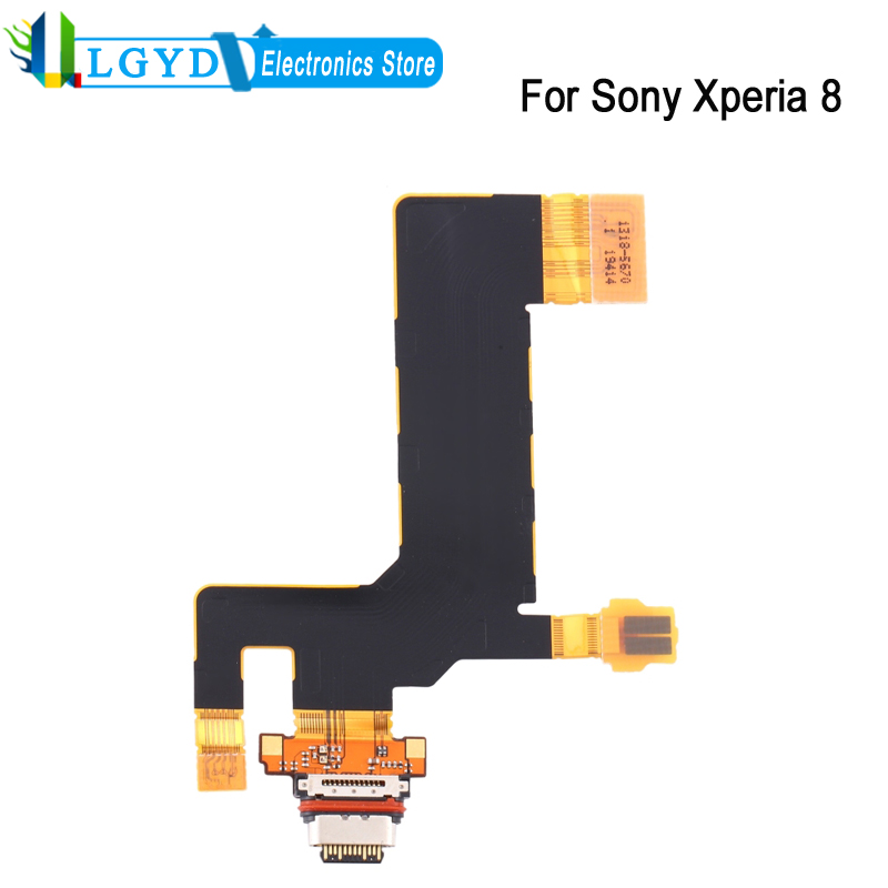 Porta di ricarica cavo flessibile per Sony Xperia 8 telefono USB Power Dock riparazione parte di ricambio