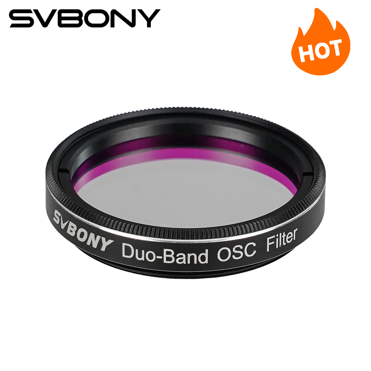 Svbony SV220 telescoopfilter, H-Alpha en OIII, 7 nm dual-band 1,25"/2" nevelfilter, lichtvervuilingsfilter voor astrofotografie