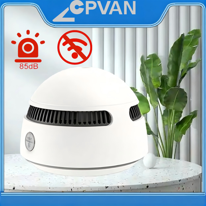 Detector de Humo y Fuego CPVAN, Alarma de Humo Independiente, Seguridad para el Hogar, Habitación, Cocina, Tienda, Sensor de Alarma Sonora de Incendio