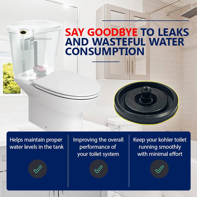 83143 Toiletten-Füllventildichtung, 4 Stück, für Fluidmaster 242 Toiletten-Füllventil, Toiletten-Tankteile