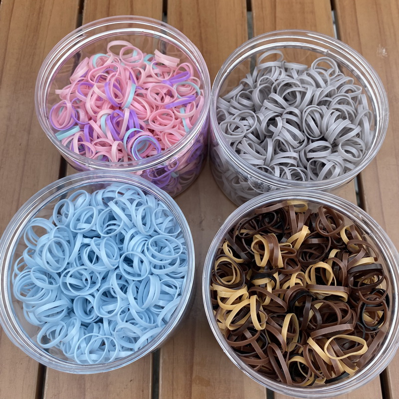 800pcs/набор толстые ссиликоновые резинки для волос прозрачные резинки для волос  резинки для девочек набор  резинки для волос черные маленькие резинки для волос набор резинок для волос детские резинки для малышей