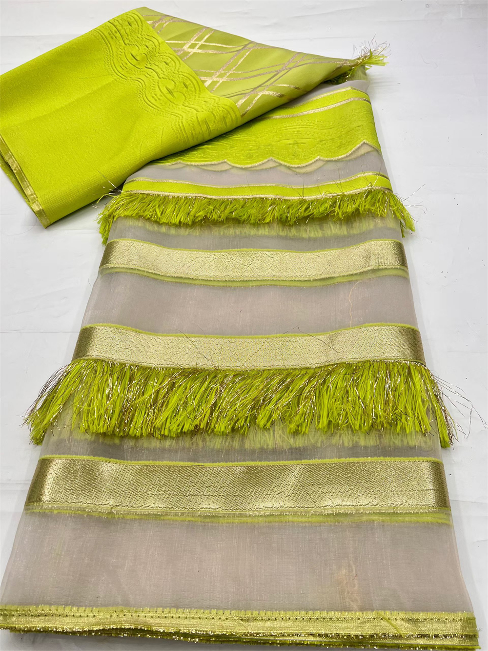Afrikaanse brokaat kantstoffen 2026 Nigeriaanse Franse tule damask 5 yards Jacquard voor dames feestjurk naaien nieuwste ontwerp
