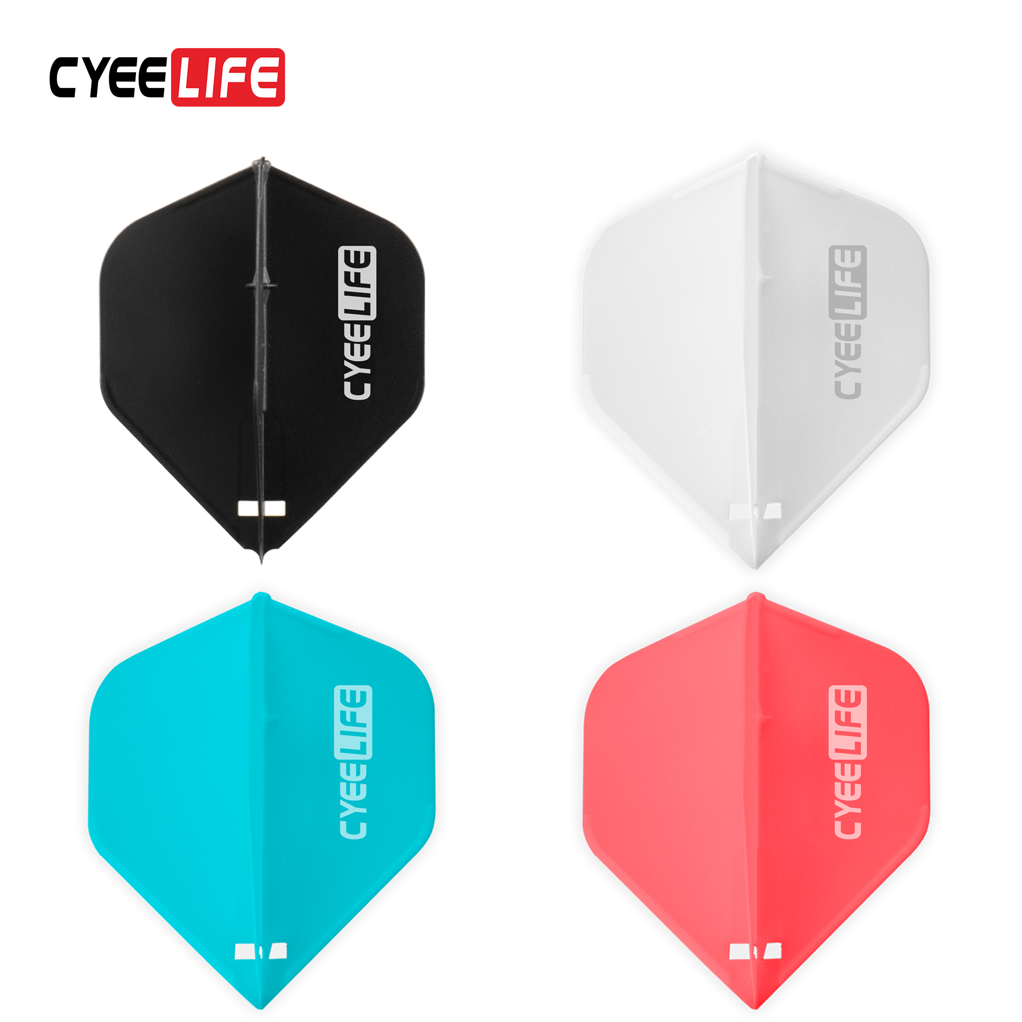 CyeeLife Dart Flight Стандартная форма, обычный полет + 12 шт., весенний набор аксессуаров для дротиков, прочный, против падения