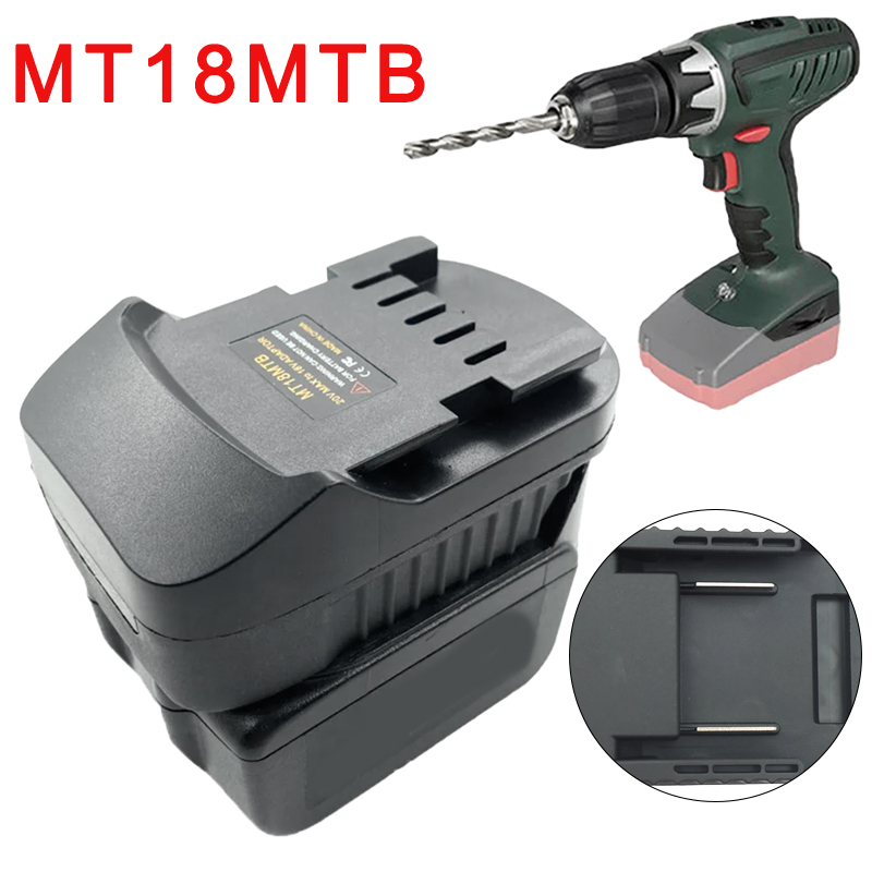 Адаптер MT18MTB для литий-ионного аккумулятора Makita 18 В, преобразованный в электроинструменты Metabo 18 В, сменный адаптер для аккумулятора Metabo