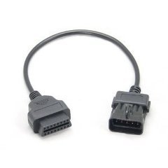 Диагностический кабель OBD 2 с 10-контактным на 16-контактный для Opel