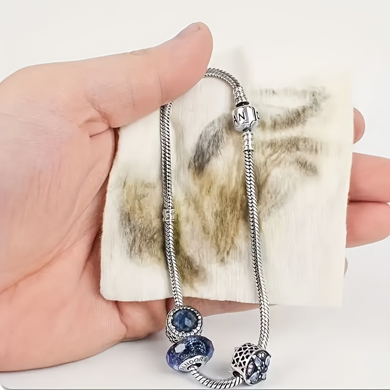 365Para usar pelos anjos, 10 panos de polimento de joias de ouro e prata - adequados para anéis, colar, pulseira, limpeza de contas, antioxidati