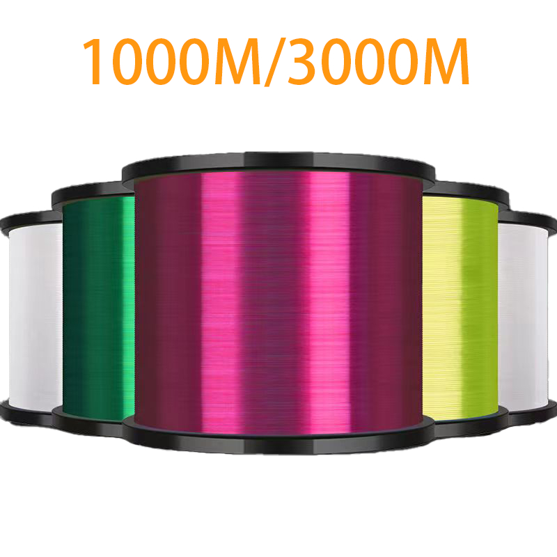 2022 NOWOŚĆ ODBIORNIK 3000M SUPER SIST SILL LINII WYSOKIE WYSOKIEJ WYSOKIEJ Fluorocarbon Japan Monofilament Nylon Fishing Line Pesca