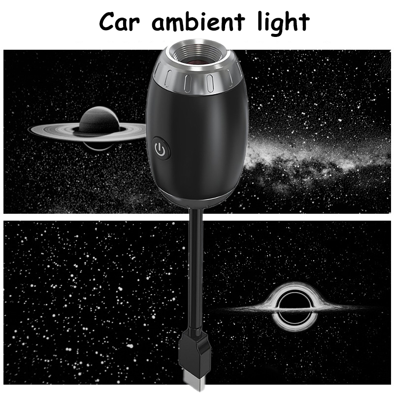 Nieuwe sfeerprojectie Thuis Auto Omgevingslicht Groot bereik Projectie Romantische sfeerlamp Meerdere scènes USB Plug & Play