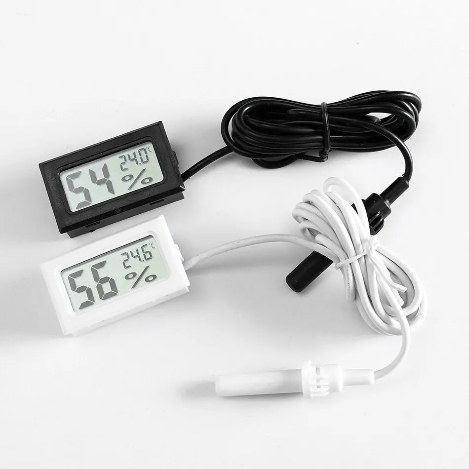 プローブ湿度計付き組み込み電子温湿度計 デジタル テープ プローブ ストリップ ライン