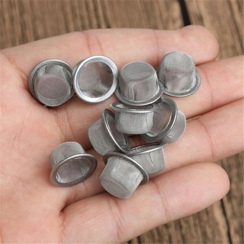 5/10/20 Chiếc Thuốc Lá Tẩu Hút Thuốc Lá Kim Loại Lọc Màn Hình Lưới Thép Không Gỉ Tẩu Hút Thuốc Lọc Thuốc Lá Phụ Kiện