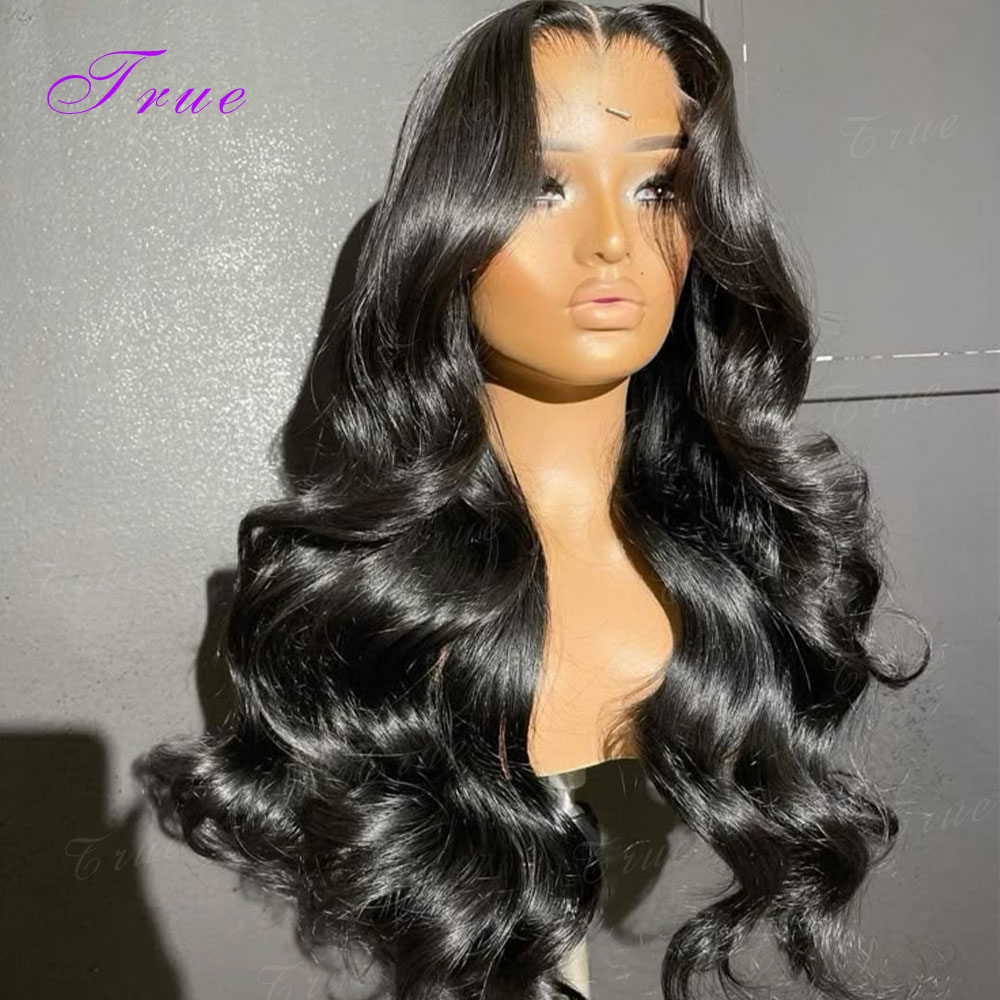 30 38 Inch Body Wave Human Hair Wigs Brazilian 13x6 Hd Transparent Lace Frontal Wig Natural Black Wet And Wavy Lace Front Human Hair Wig