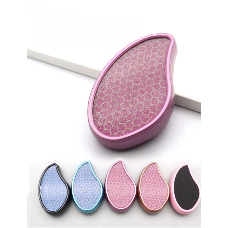 Lima de pie de nanovidrio, eliminador de callos, artefacto de piel muerta, pulidor de talón, piedra exfoliante para pies, herramienta para el cuidado de los pies, cuchillo de pedicura