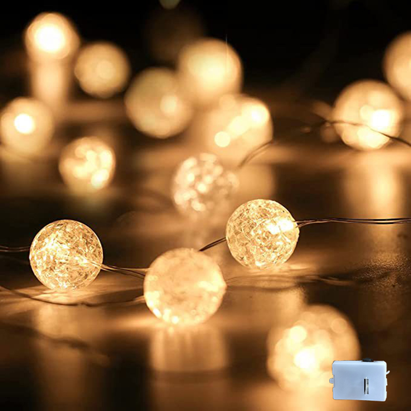 Światła LED Garland Fairy Lights String AG13 Girlanda na baterie Dekoracja świąteczna Ślub Choinka Noworoczny wystrój
