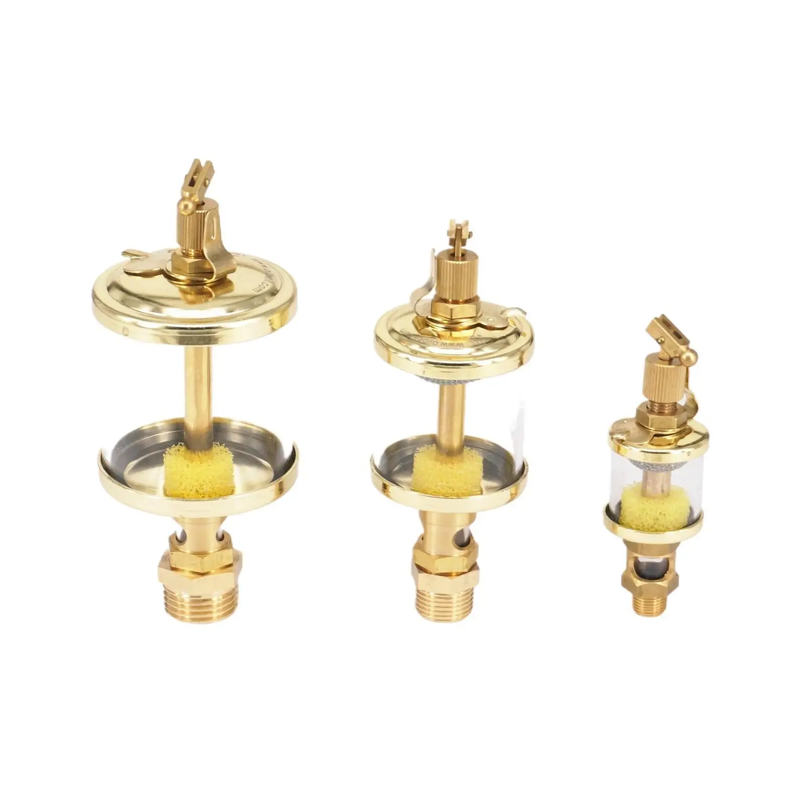 1/8 "1/4" 3/8 "1/2" BSP mężczyzna x średnica zewnętrzna 1 "-4" Brass Sight Gravity Drip Feed olejarka smarownica Oil Cup ForHit Miss Engine