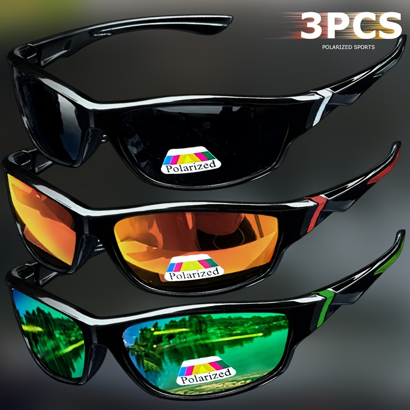 1/3 pçs vintage esportes óculos de sol das mulheres dos homens pesca correndo ciclismo montanhismo esporte homem óculos de sol anti-reflexo uv400