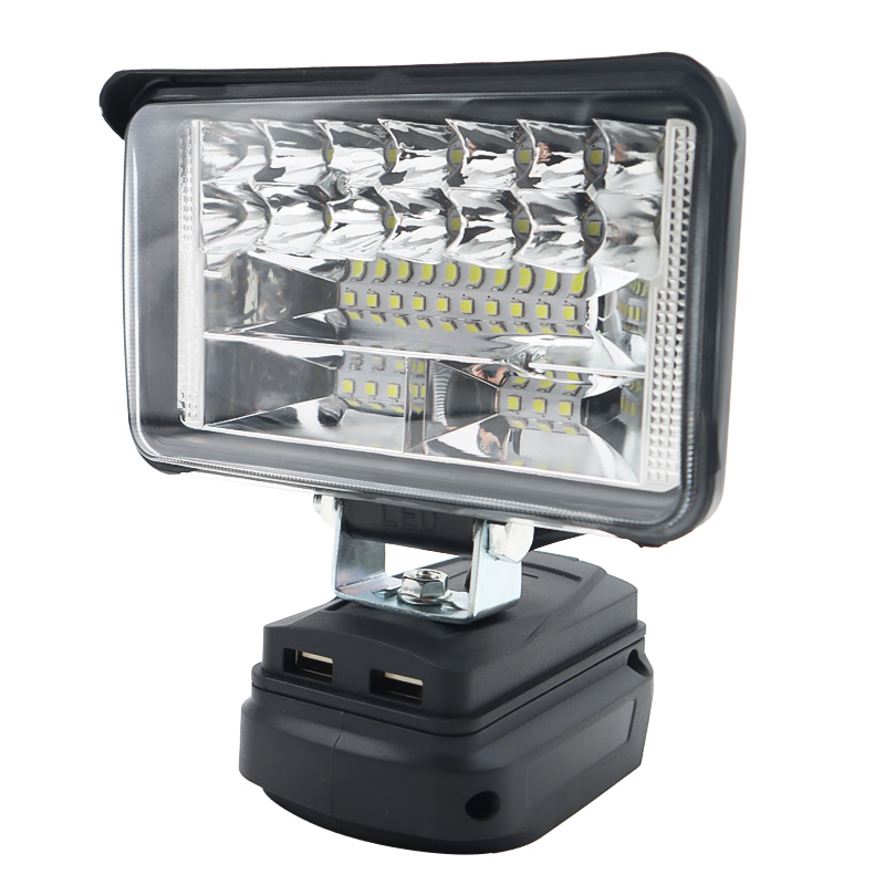 Linterna LED de trabajo para coche de 4 pulgadas, foco, Banco de energía USB para batería de iones de litio Makita de 18V BL1830 BL1815, linterna de mano