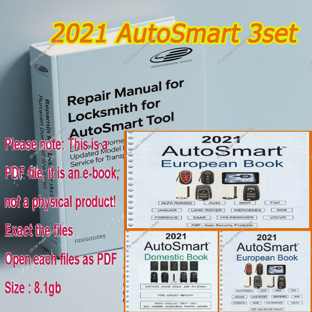 NOWY ZESTAW E-BOOKÓW AutoSmart 3 2021 - Zestaw książek o Azji, Europie i Polsce - Autor: Michael Hyde Locksmith