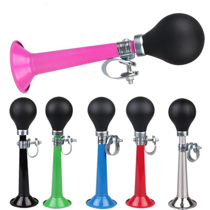 Fahrrad Radfahren Metall Air Horn Signalhorn Trompete Squeeze Gummibirne Die Fahrradklingel ist klingelt
