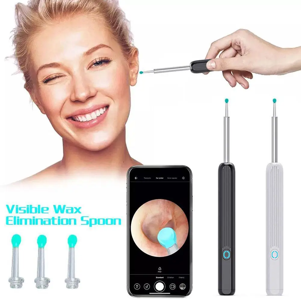 ไร้สาย Smart Visual เครื่องทําความสะอาดหู 1080P EAR Stick Otoscope NE3 EAR WAX Removal เครื่องมือ Earpick กล้องหู Endoscope หูชุดทําความสะอาด