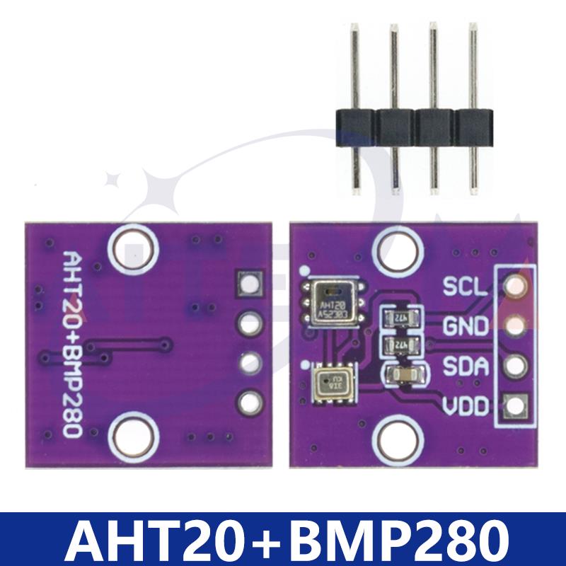 AHT20 + BMP280 อุณหภูมิความชื้นความดันอากาศโมดูลความแม่นยําสูงดิจิตอลอุณหภูมิความชื้นและความดันอากาศเซนเซอร์