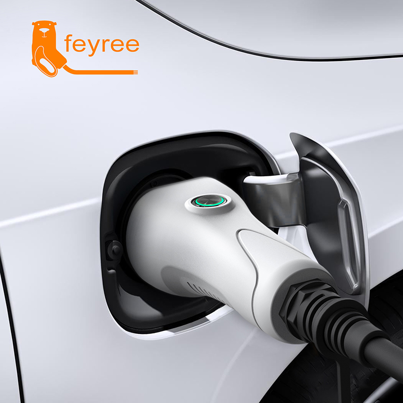 Feyree V2L Cable Electric Car Side Discharge Plug EV Charger Type2 16A with EU Socket Outdoor Power Station (Upgraded Version)