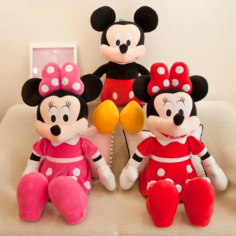 35 см Disney Микки Маус плюшевые игрушки Kawaii аниме Микки Минни мягкие плюшевые модели куклы игрушки детский подарок на день рождения и Рождество