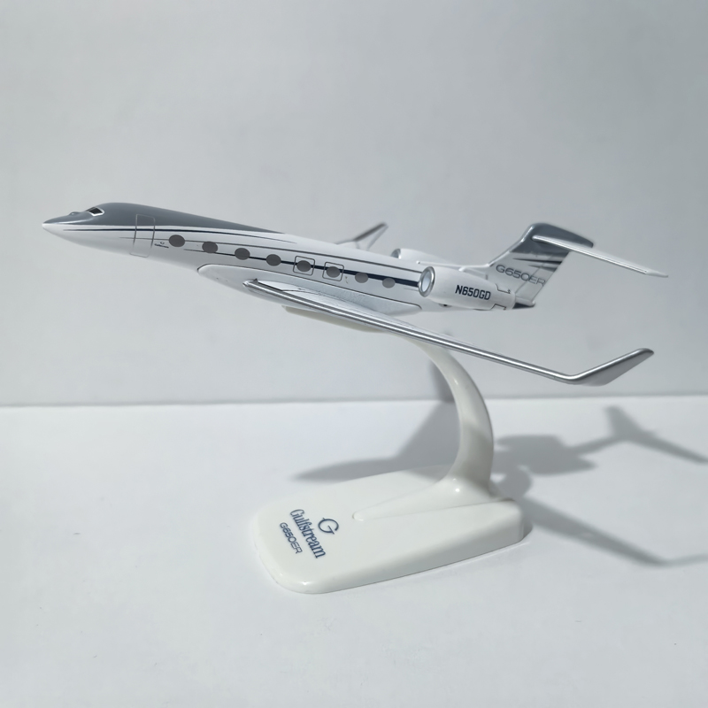 JASON TUTU Gulfstream G650 เครื่องบินDiecast 1/200 Scaleเครื่องบินG650ERเครื่องบินรุ่นDropshipping