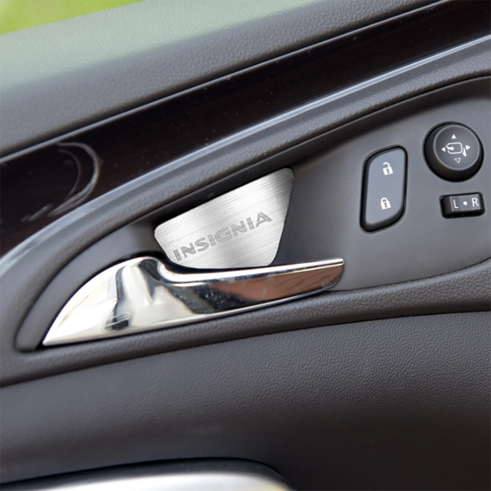 Acessórios do carro metal prata interior maçaneta da porta tampa guarnição capa adesivos para opel insignia vauxhall holden 2009-2016