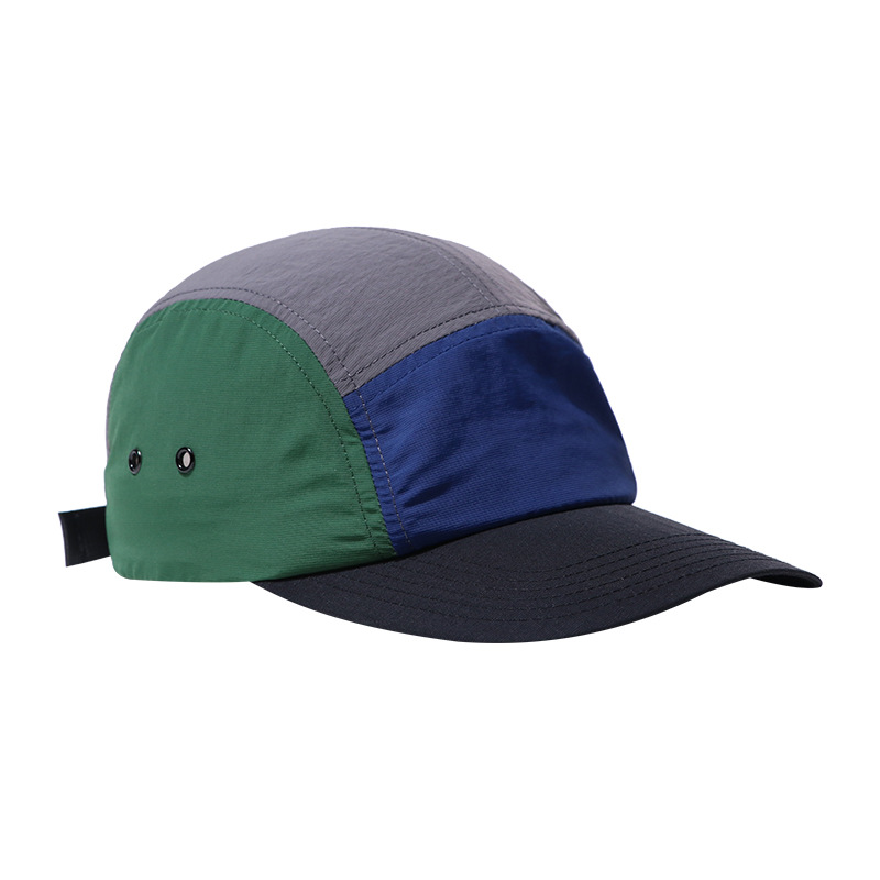 Topi bisbol untuk pria dan wanita, tepi melengkung, topi 5 Panel, topi matahari UPF50 +, cepat kering, olahraga luar ruangan, topi lari