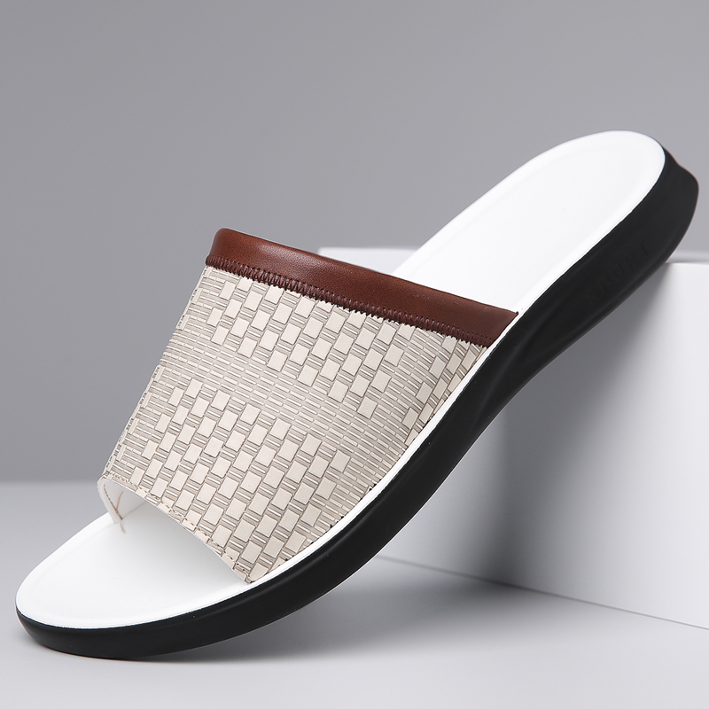 Sandalias de Playa Cómodas y Resistentes al Desgaste para Hombre, Moda de Verano, Antideslizantes, para una Vida Casual en la Playa -1105