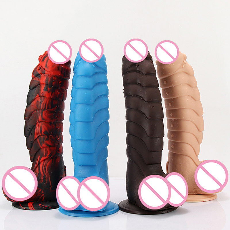 24-Modelle Tier Dick Thrusting Dragon Dildo Dinosaurier Scales Penis Großer Saugnapf Erwachsene Analsexspielzeug Strapon Frauen Masturbator