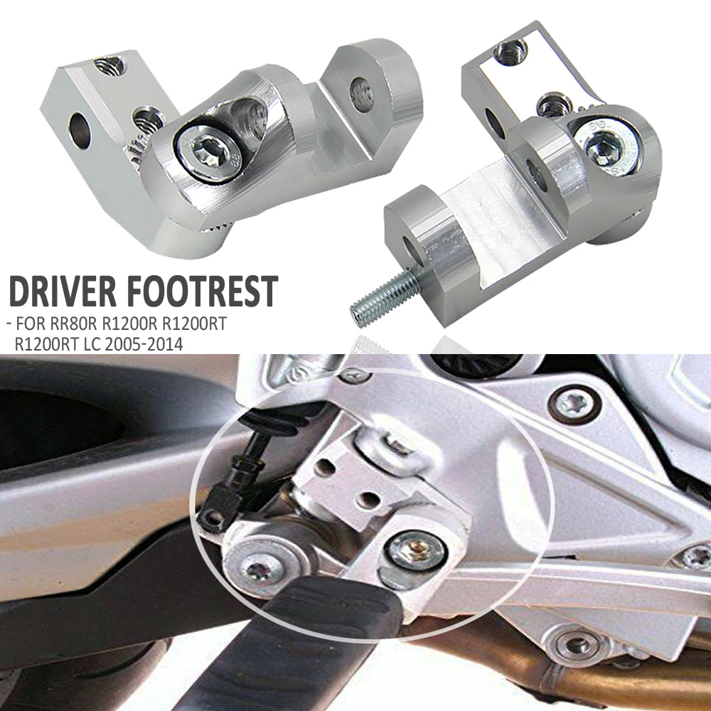Repose-pieds conducteur réglable pour BMW, abaissement passager, moto R80R, R1200 R Rockster