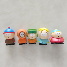 6cm 5 pçs conjunto parque do sul figura de ação brinquedo stan eric criativo parque austral boneca presente para crianças decoração para casa moldel