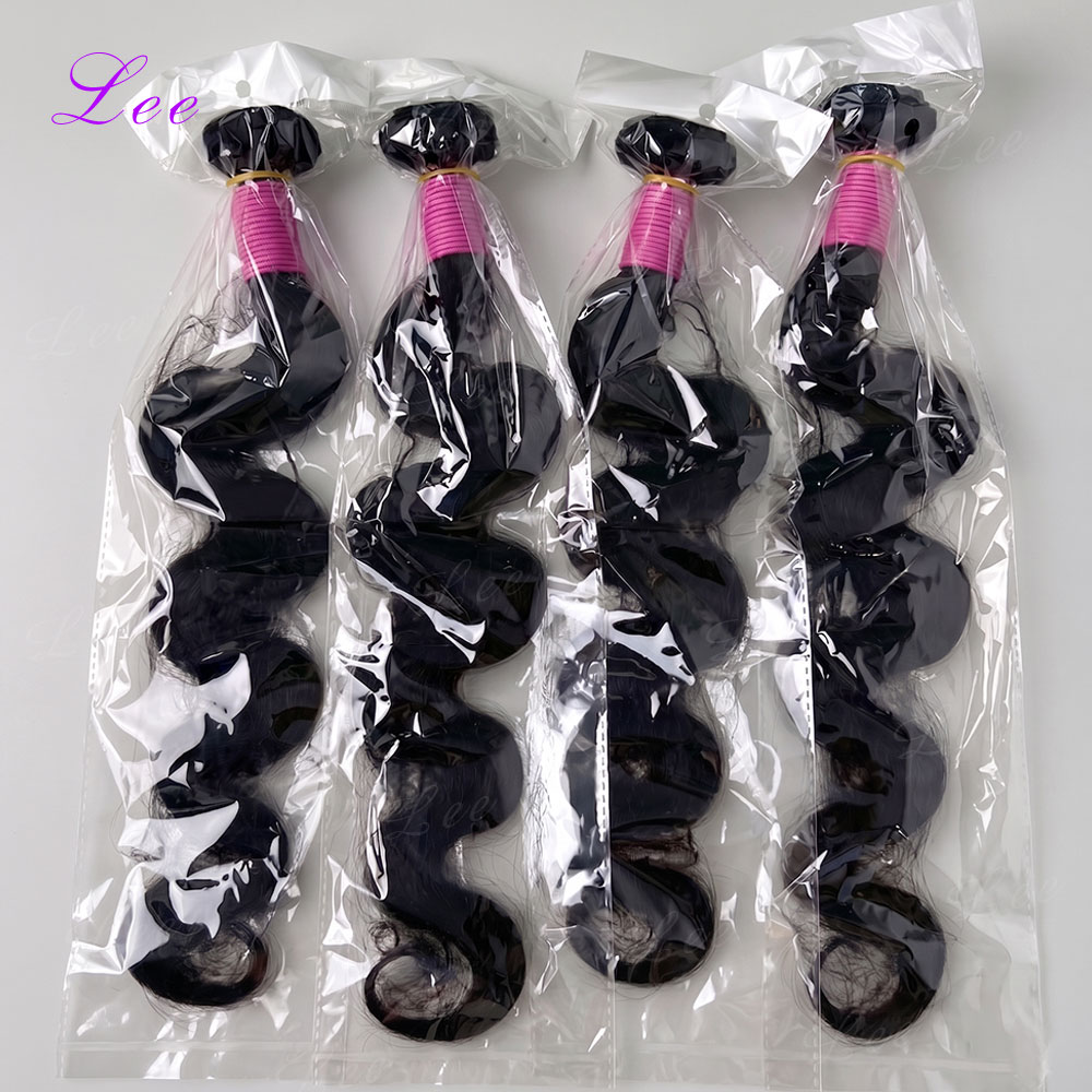 16A Body Wave Bundles Human Hair Brazilian Real Remy Weave Hair 3 4 5 Pcs Unprocessed Raw Hair Bundles Extensions Natural Black