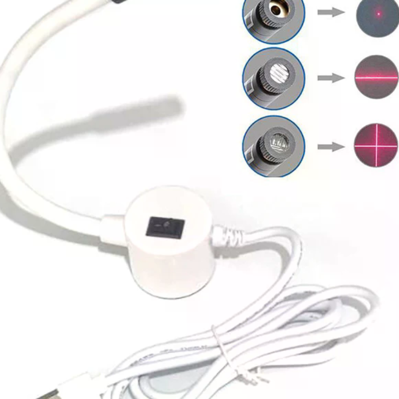 USB 赤色レーザーポジショニングライト赤外線作業ランプ切断磁気ベース付き DC5V ライン/クロスミシンアクセサリー