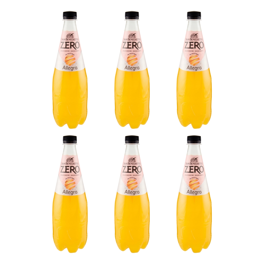 Null Allegra orange Limonade 6x750ml-san benedetto