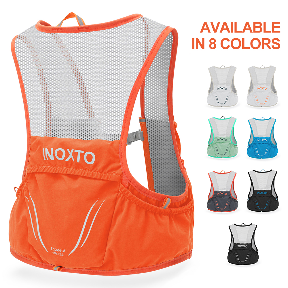 INOXTO 2022 nueva mochila ligera para correr chaleco hidratante adecuado para bicicleta maratón senderismo ultraligero portátil 2.5L