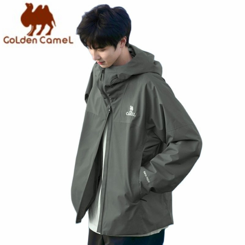 GOLDEN CAMEL – vestes de randonnée en plein air pour hommes, coupe-vent imperméable, manteaux d'automne et d'hiver, vêtements de voyage et de cyclisme, 2023