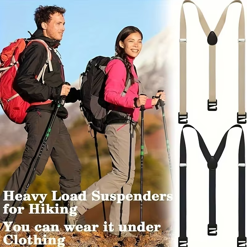 2.5cm Width Men's Suspenders New Creative 3 Hooks Suspenders Man Pants Casual Mens Trouser Suspenders Fashion Adjustable Brace