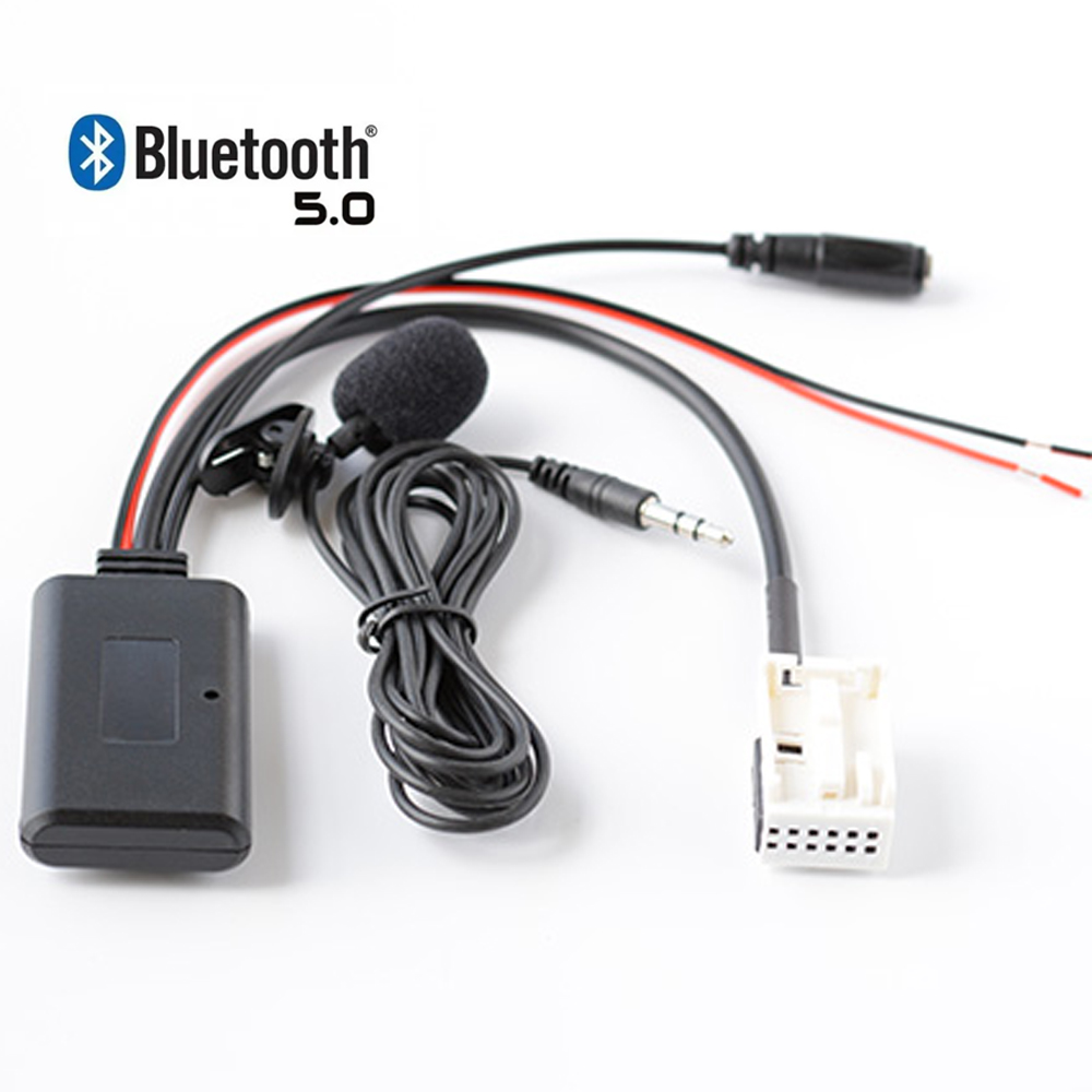 Adaptor Nirkabel Mobil Bluetooth Stereo AUX IN Music untuk VW Golf MK5 MK6 POLO Passat RCD110 RCD210 RCD310 RCD510 RNS510